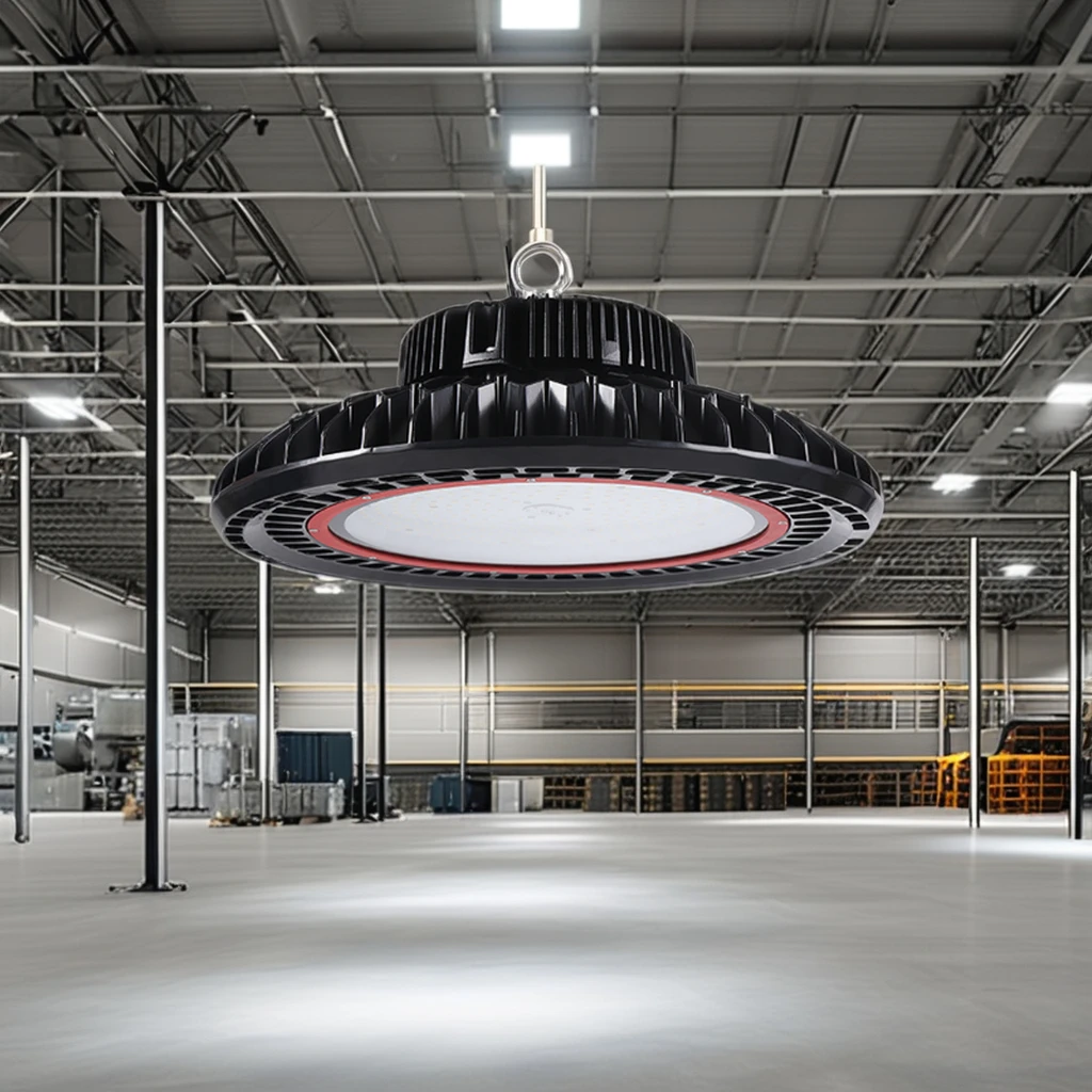 YOUWIN 150W Industrial LED Luminaires Waterproof UFO Design Parking Garage Warehouse Ceiling Lighting IP65 Rating Hanging Design