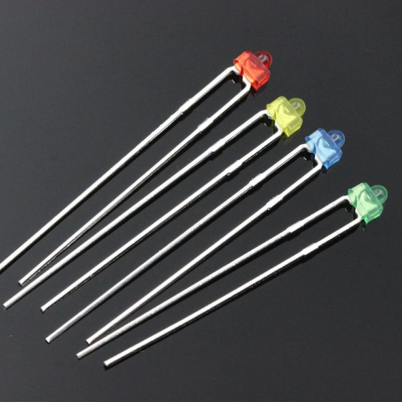 Jstronic Super bright 1.8mm 2mm led light small dip white red green blue color diffused Led Emitting Diode