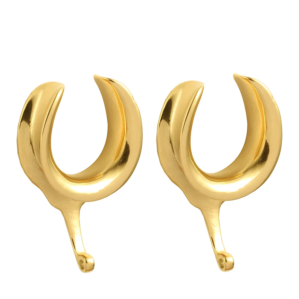 316 L Stainless Steel Heavy Ear Weights Ear Gauges Tunnels Popular Body  Piercing Jewelry Pair Selling