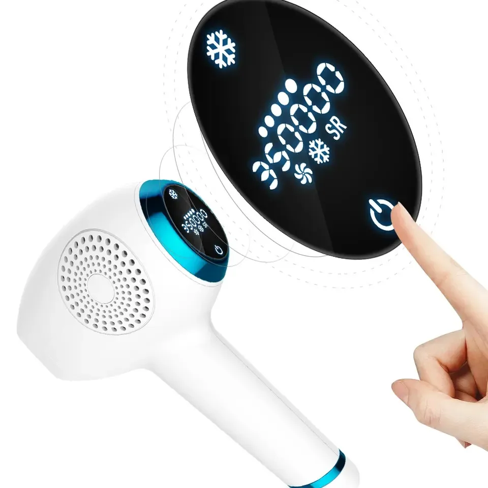 OEM ODM Painless IPL Hair Removal with Ice-Cooling System at Home Use for Armpits Legs Arms Bikini Line