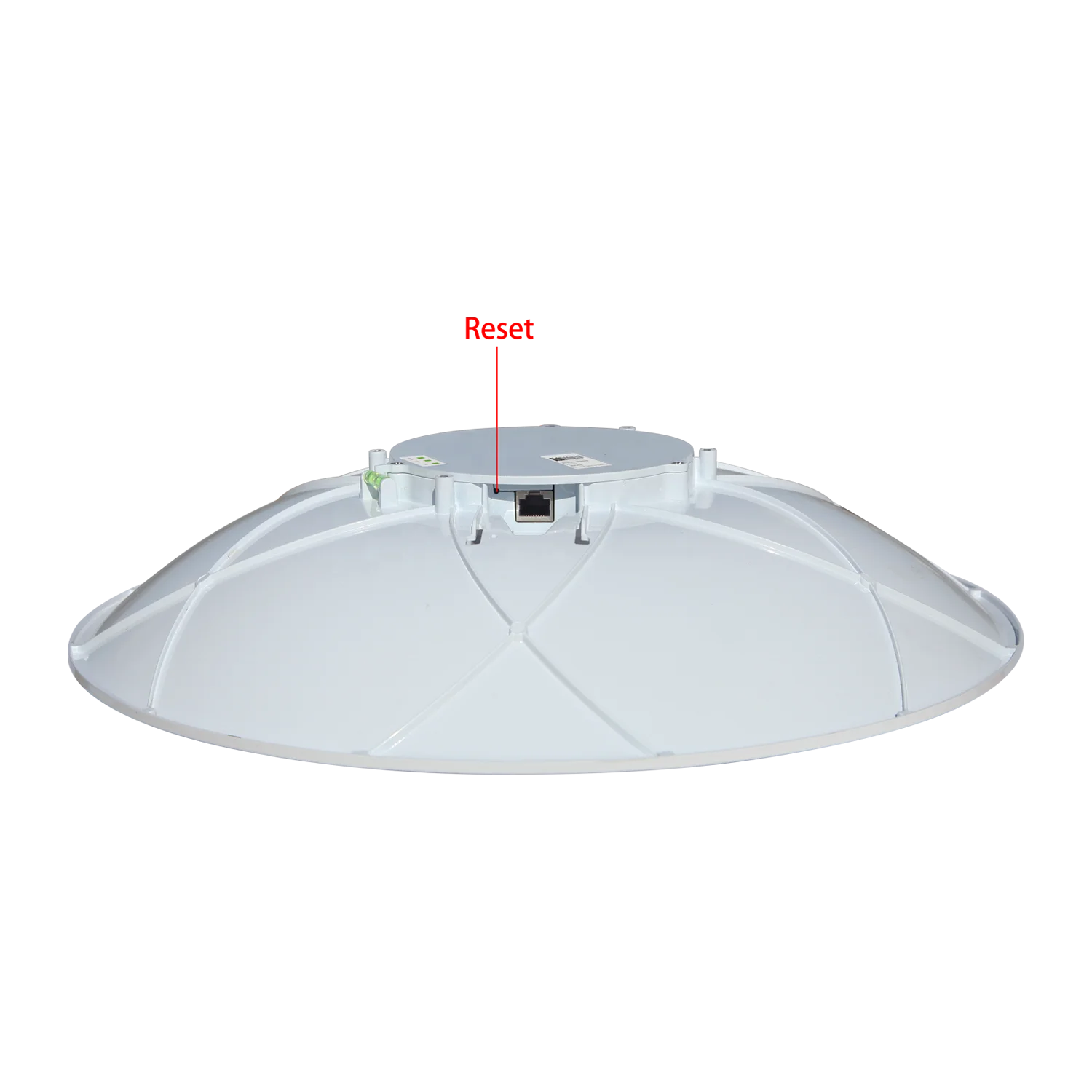 5GHz 25dBi 1201Mbps 2*2 MIMO Hi-Power outdoor wireless Wifi dish bridge based on 802.11ax technology. for ubiquiti