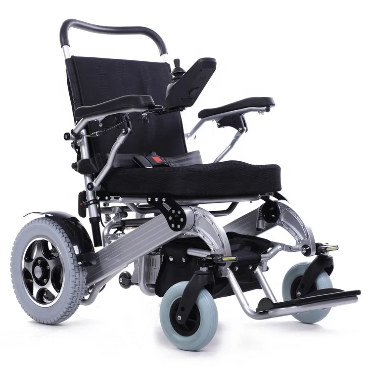 Graceful Hot Selling Powered Weelchair Controller Brushless Motor Electric Wheel Chair Wheelchair Folding Standard Size Tiny 6L