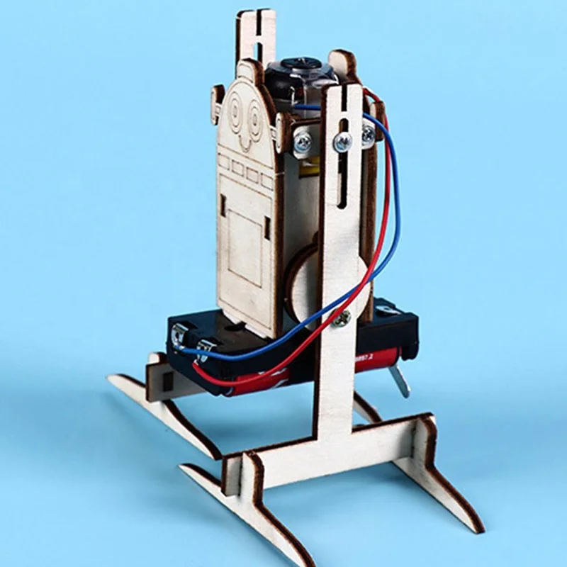 DIY Electric Assemble Walking Robot Kit Education Science Experiments Toys Invention Kids