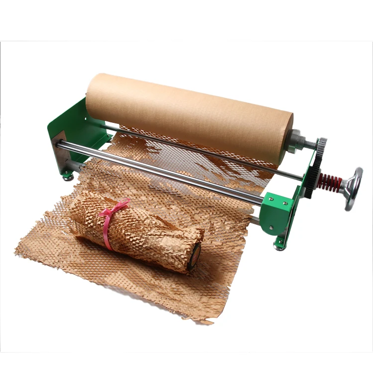 Yohpack Single Reel Paper Puller Machine Honeycomb Craft Paper Stretcher Convenient Honeycomb Paper Dispenser With Cutter Blade