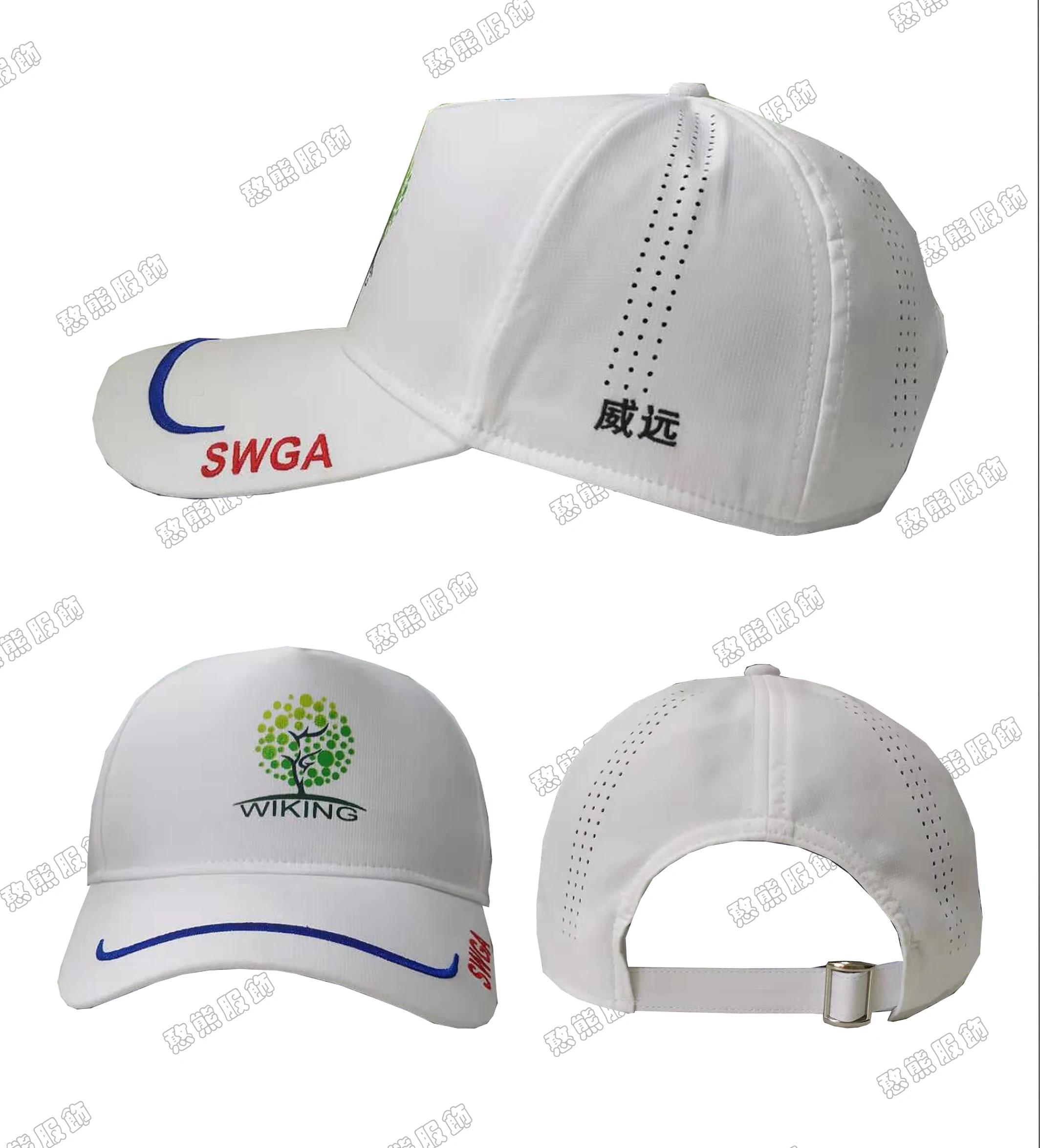 
Hat and Cap with Embroidery golf sport hat white golf cap 