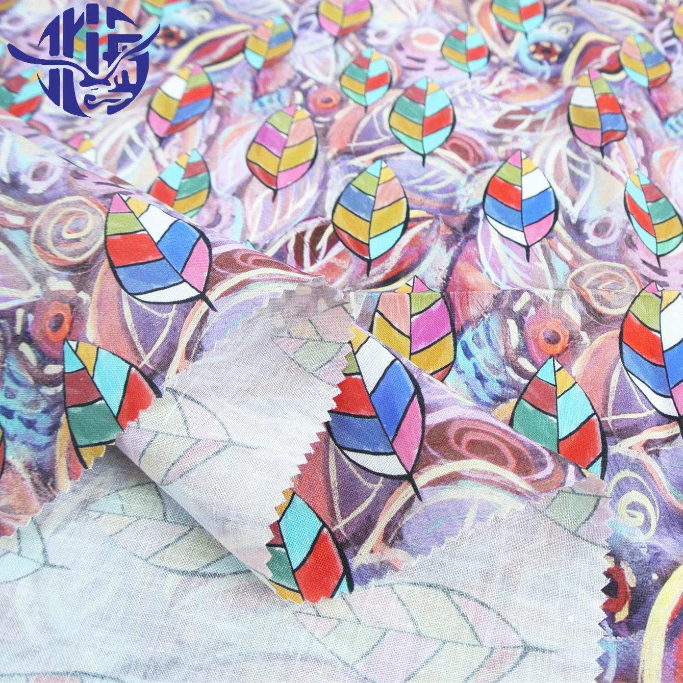 
High Quality Organic 100 Ramie Digital Printed Breathable Linen Fabric For Clothing 