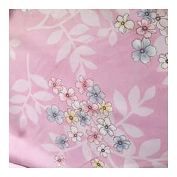 New fashion design Pink 100 % polyester microfiber printed bed sheet bedding fabric