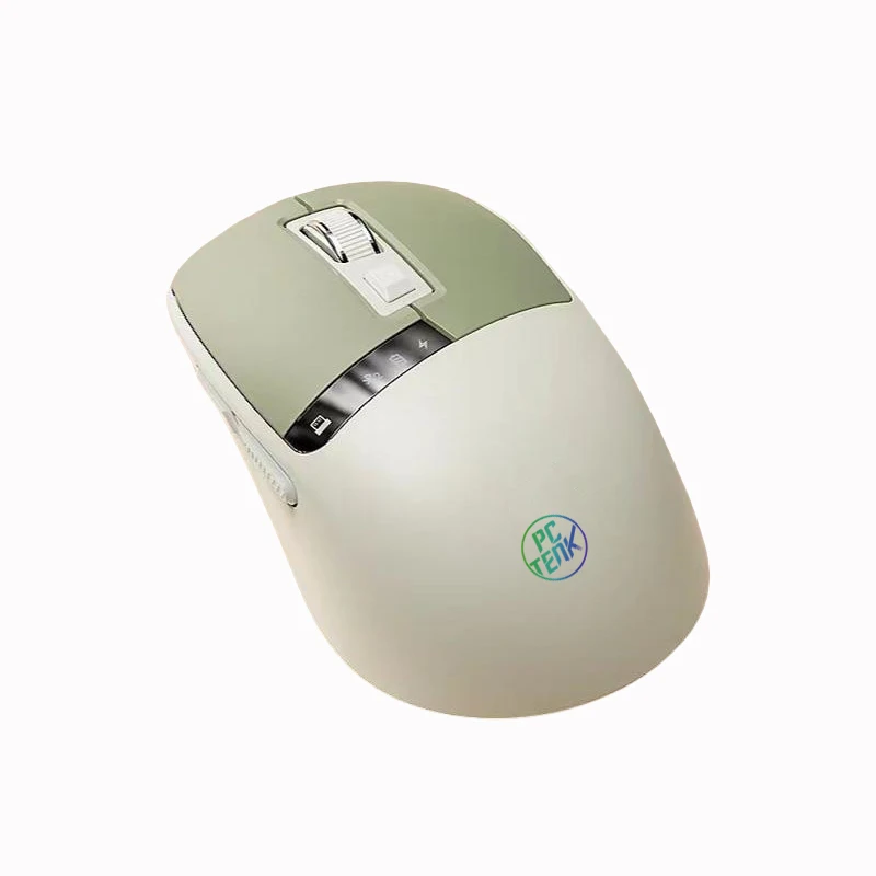 PCTENK XM220B Wireless Bluetooth Screen Display Mouse Silent Charging Girls Office Silent Tablet Computer Notebook office mouse