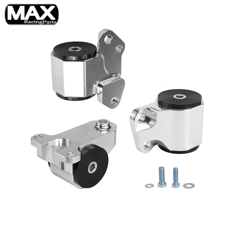 For Honda Civic Del Sol EG Chassis Acura Integra DC2 2-bolt Left Mount B-SERIES and D-SERIES Engine Billet Motor Swap Mount Kit