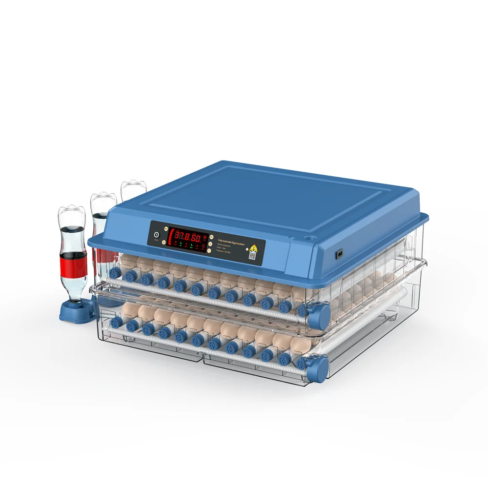 Dual Dower supply automatic 300 eggs Quail Egg Incubator 200 eggs mini incubator