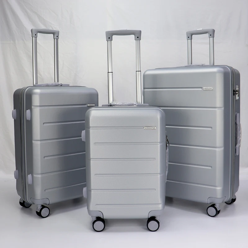 ABS unisex carry-on large capacity luggage sets with wheels maletas outdoors sets suitcases travel trolley