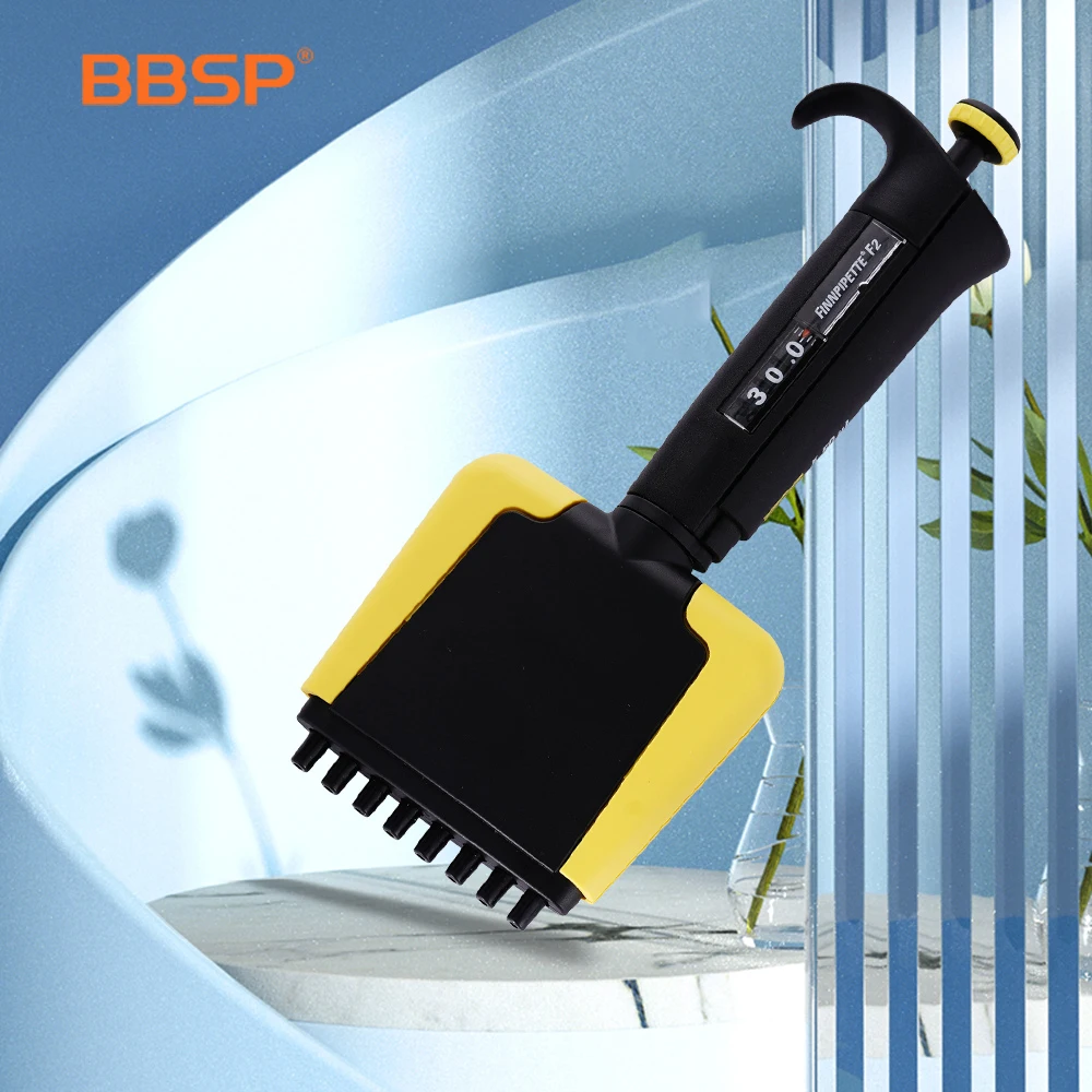 KUBBLE Factory Price Micro Pipette 8 Channel Multichannel Pipette 1000U l 5000u l