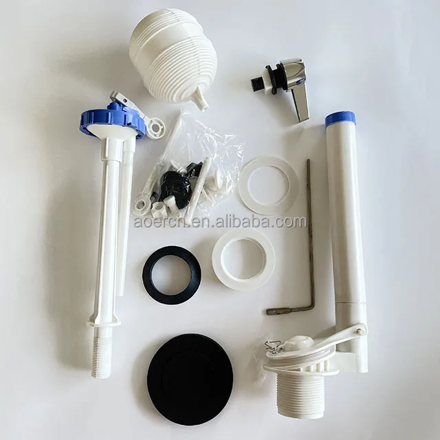 Plastic Toilet Tank Fitting of Dual Flush Valve Flushing System for Toilet Cistern Accessories