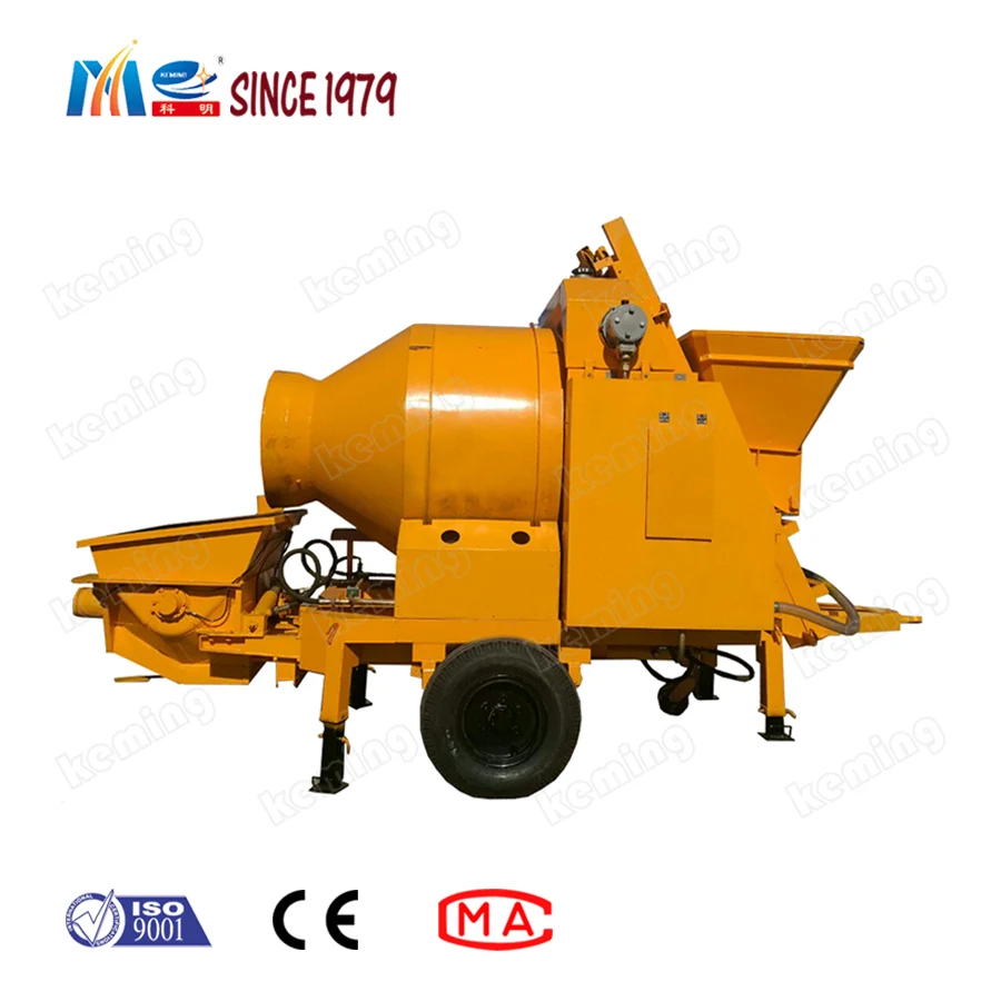 New Condition And Diesel Power Type Mini Concrete Pump With Mixer