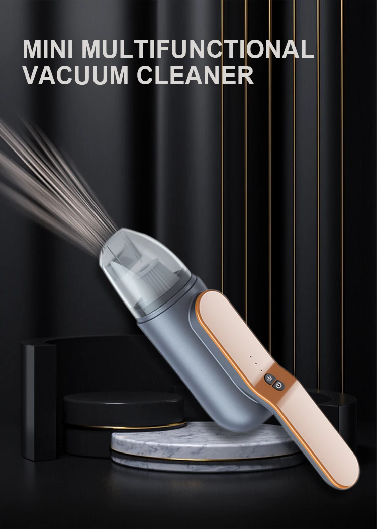 Powerful Suction Ultra-Light Portable  Li-ion Battery Rechargeable Vacuum Cleaner for Cleaning Home Office Car