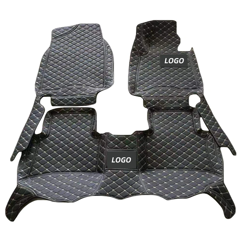 WING Factory Price Luxury Leather Custom Auto Interior Floor Mat Durable Special Car Mats For Hyundai Tucson