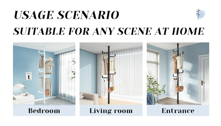 Wholesale 360 Degree Rotation Clothes Hanger Stand Multiple Colors Hat Bag Coat Cloth Hanger Rack for Home