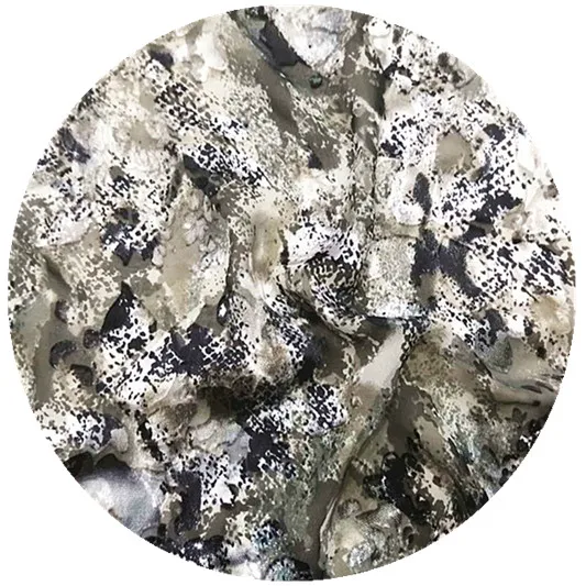 Оптовая продажа, изготовленный на заказ шифоновый материал из 100% чистого шелка для женского платья/шарфа