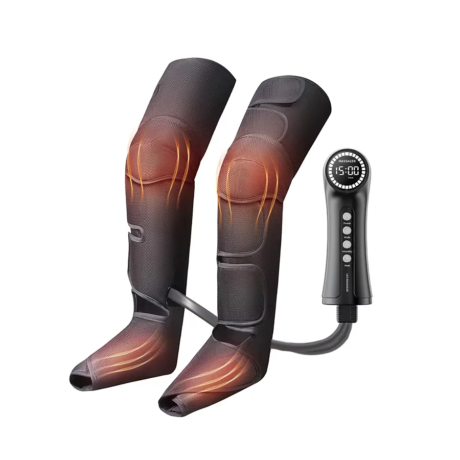 Trending products 2024 new arrivals Air Compression Leg Massager for Circulation Controller Calf Foot Air Leg Massager with Heat