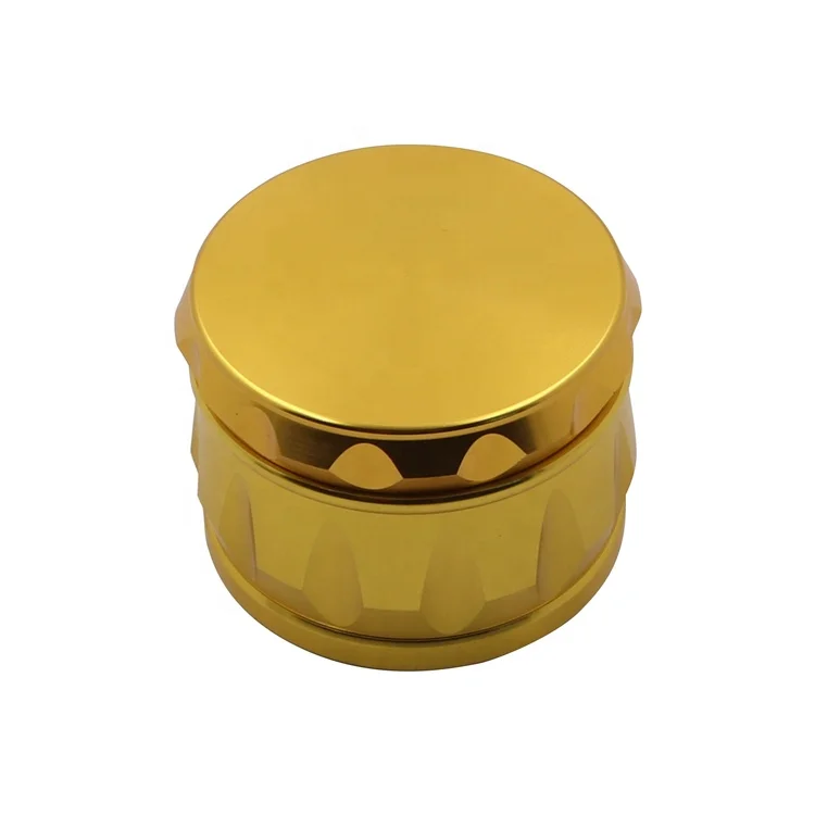 4-слойная металлическая мельница для трав с логотипом на заказ, 2,5 дюйма, oem барабан, мельница для трав