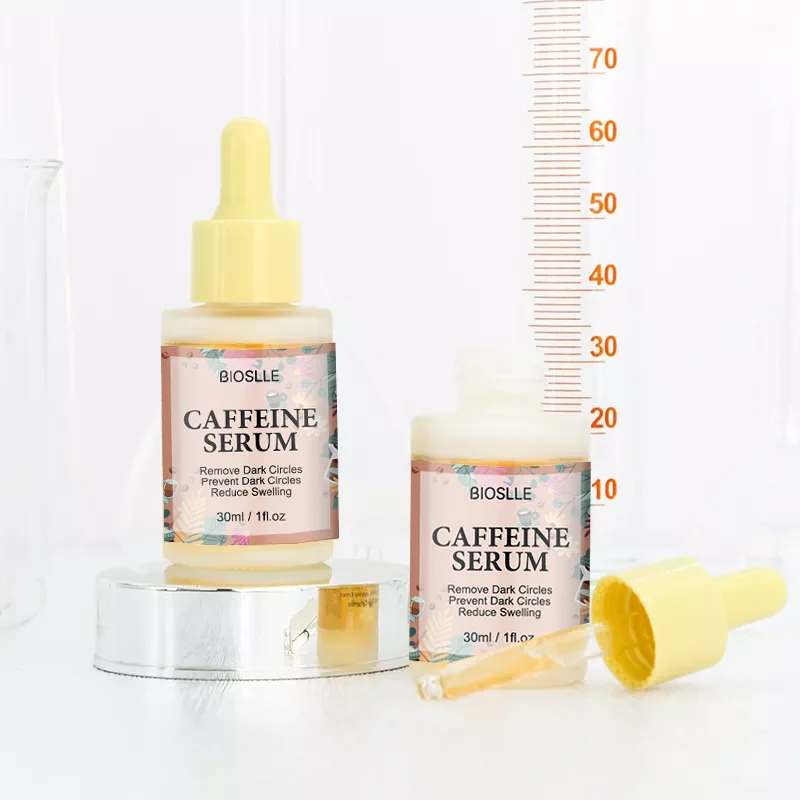 Custom Logo New Arrival 30ml Reduce Dark Circle Serum Brightening and Moisturizing Face Caffeine Essence