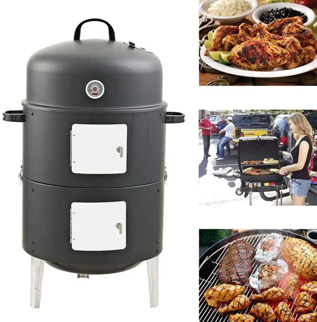 Durable Custom Outdoor Camping Barbecue Vertical Smoker Bbq Grills BBQ Grill Machine