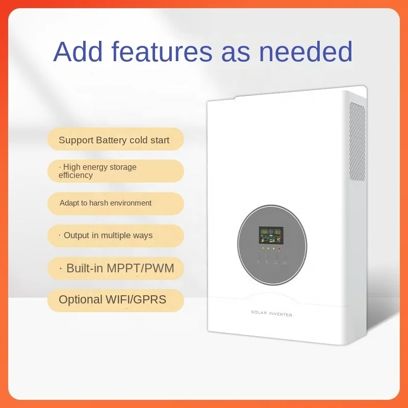 WHALEFLO 4000w 48vdc 220vac pure sine wave solar inverter with BMS communication function