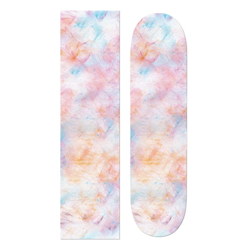 OEM Skateboard Stickers Waterproof and antiskid Sandpaper 80AB Custom printed Logo Skateboard Griptape skateboard grip tape