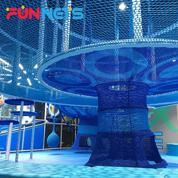 
Swing Nets Rope Climbing Playground Colorful Rope Netting Tunnel Soft Play for baby swing 