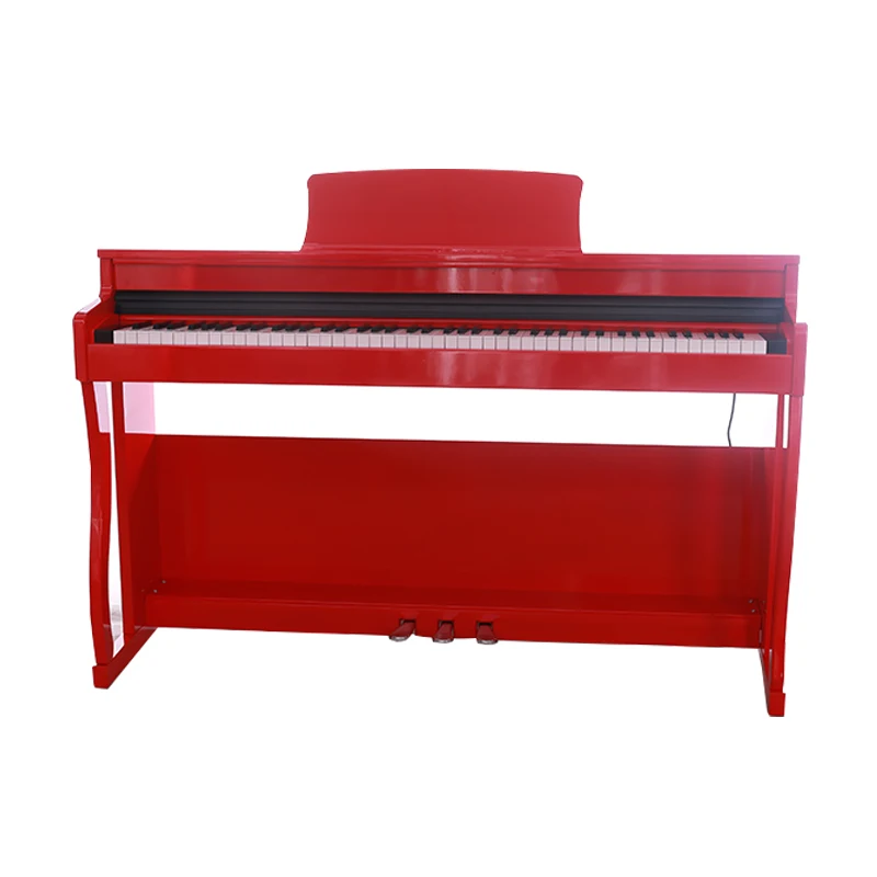 Cost-effective red electronic sustain pedal piano digital 88 key weighted keyboard digital piano Digital Piano