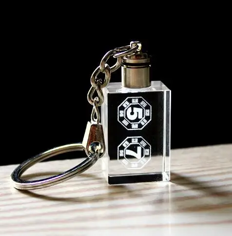 
Promotional Gift Factory Price Custom Made Crystal LED Keychain 