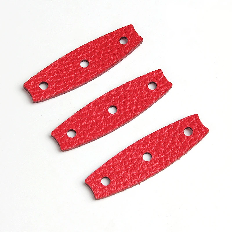 New Shaobo 1.6mm colorful litchi pattern flat leather bag, a variety of models, a large number of spot slingshot accessories