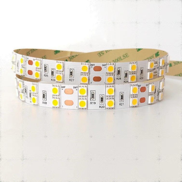 Customizable factory direct sale high brightness 95lm/W 60led 5m roll 12V 24V 5050 led strip