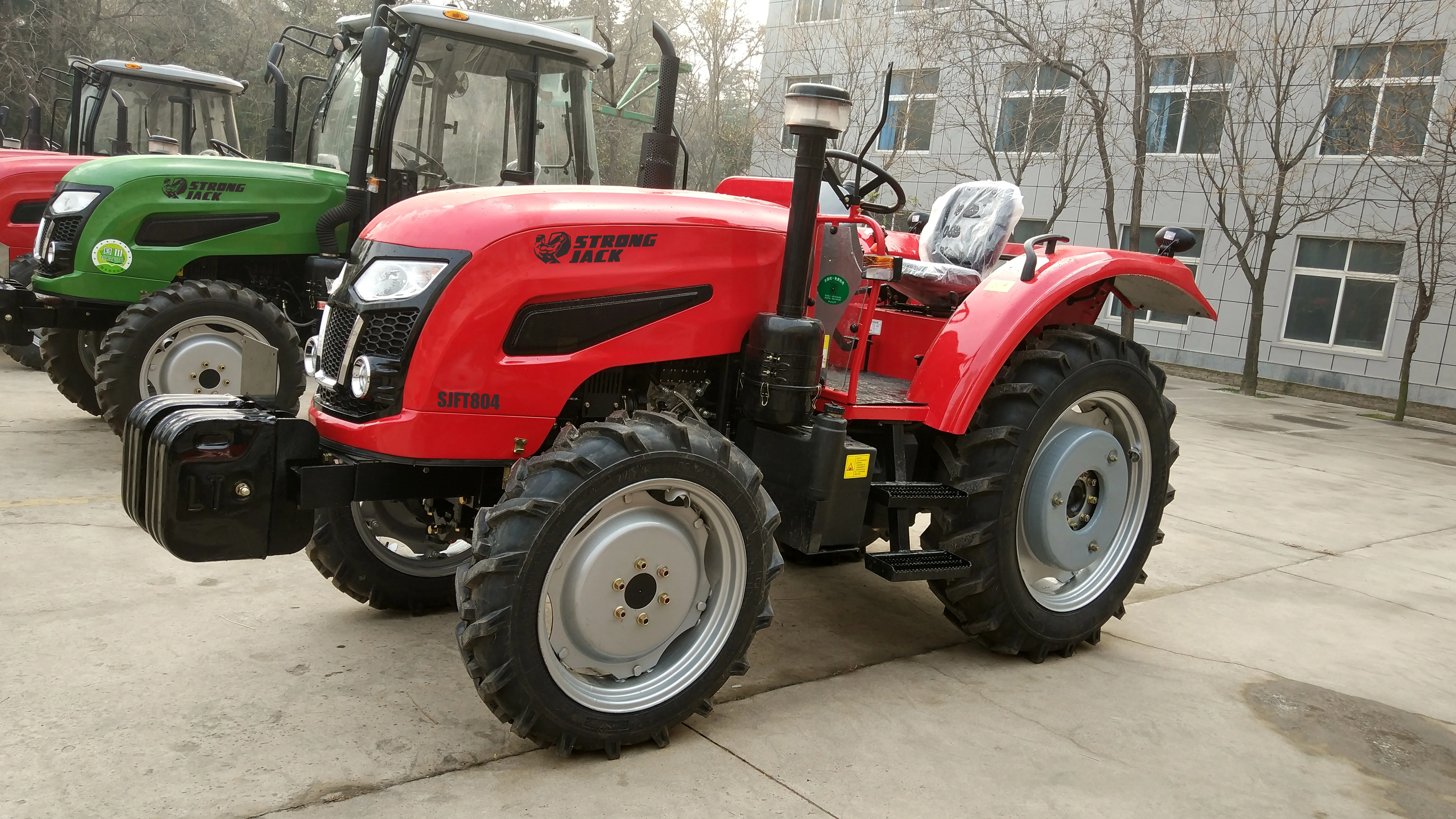 Китай низкая цена 50Hp 60 л.с. 70Hp 80Hp 90Hp 100Hp 4WD фронтальный погрузчик 4 колеса трактора