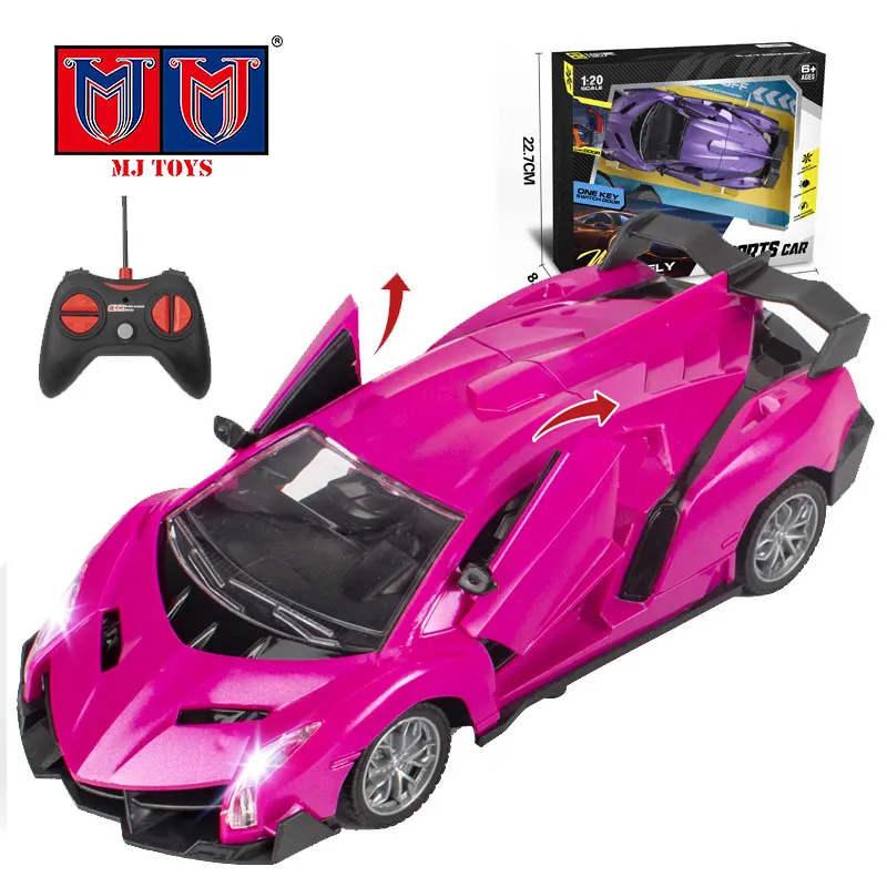 Custom Top Simulation 1/20 Rc Racing Cars One-Click Door Opening Drifting Stunt-Car High Speed Remote Control Drift Car