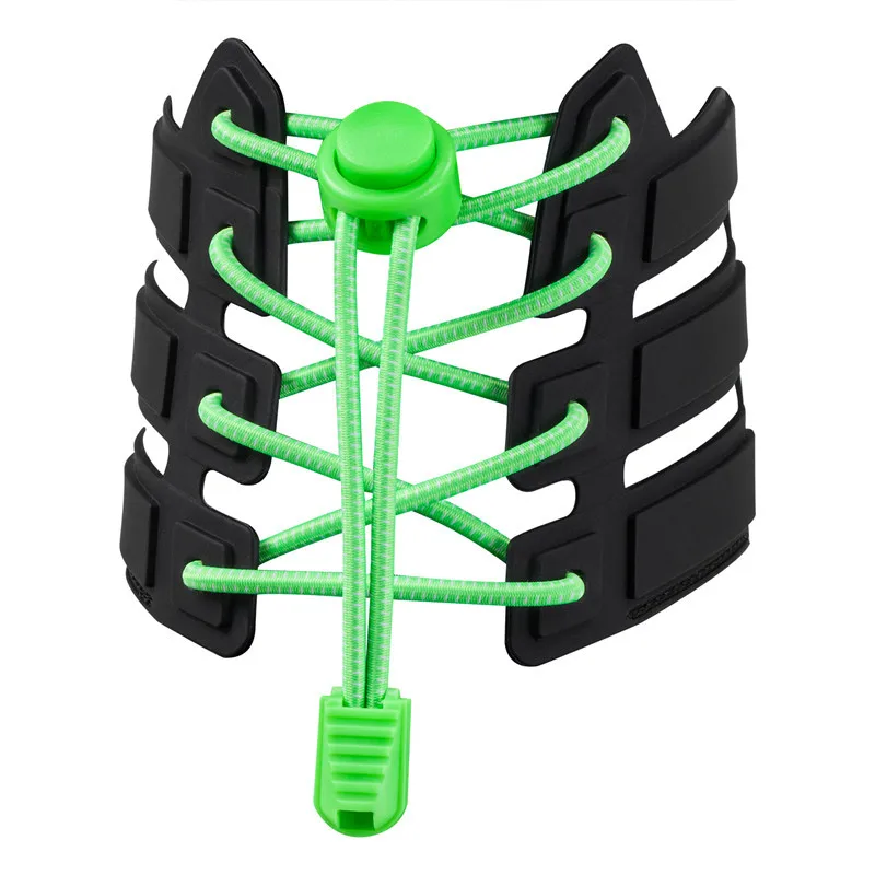 K445 New 19 colors Sneaker ShoeLaces Elastic No Tie Shoe Laces Stretching Lock Lazy laces Quick Rubber Shoelace Shoestrings