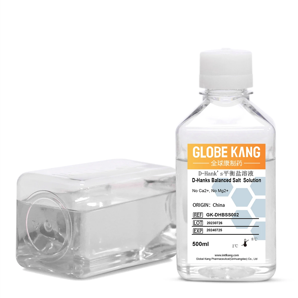 10x PBS concentrated Phosphate Buffered Saline solution for microbiology culture media