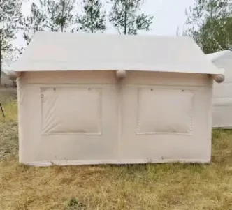 Outdoor hot selling good quality camping tent large space inflatable tent for glamping without poles