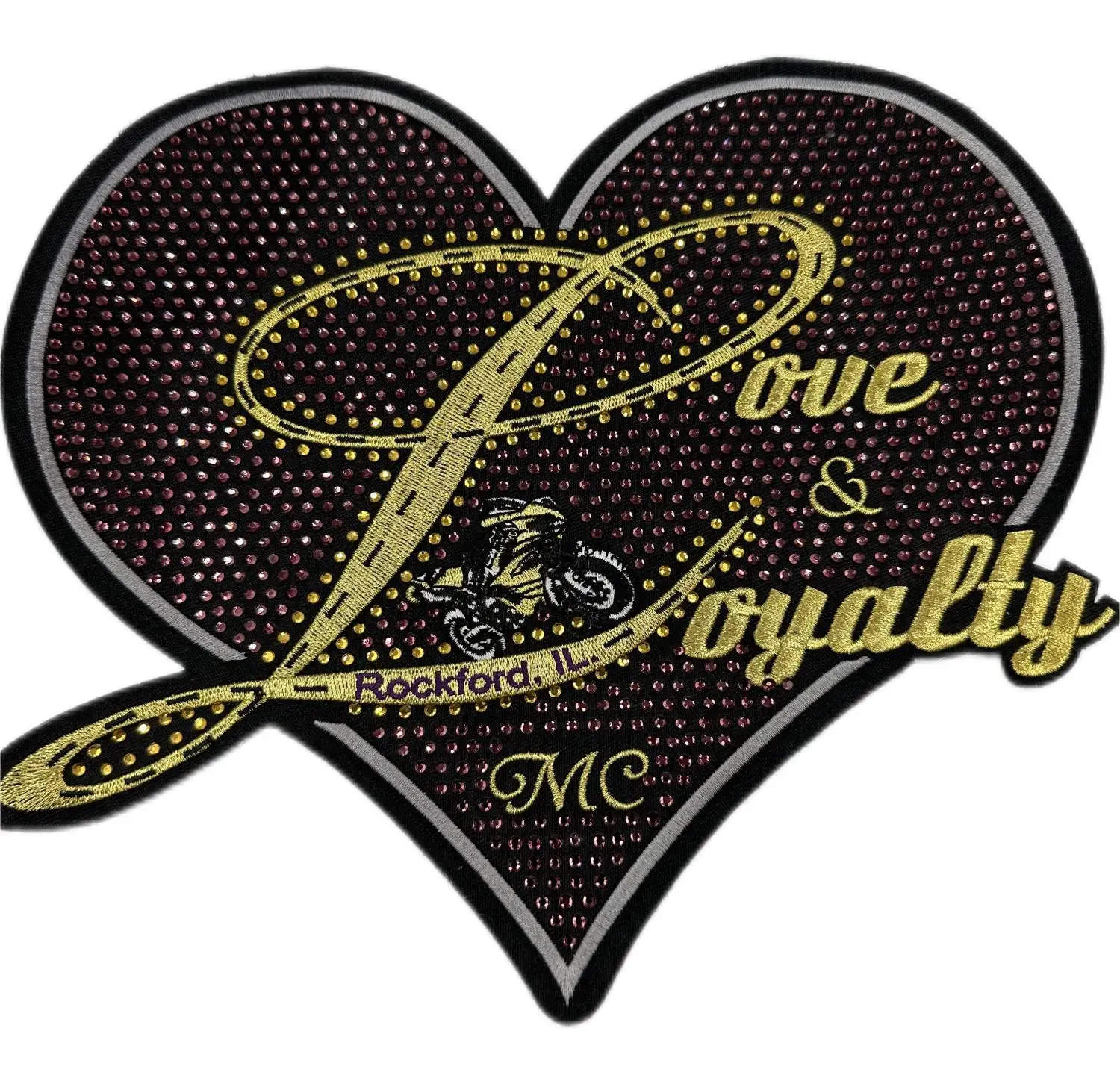 full color Alphabet Pearl Rhinestone Words Iron on Patches Applique 3D Handmade DIY Patch Cute Initial Letter Patches for Cloth