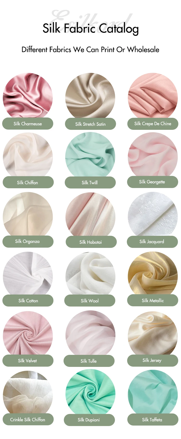 Chinese Manufacturer Breathable 6A Grade Silk Charmeuse Fabric Custom Printed 100% Pure Mulberry Silk Satin Fabric for Scarves