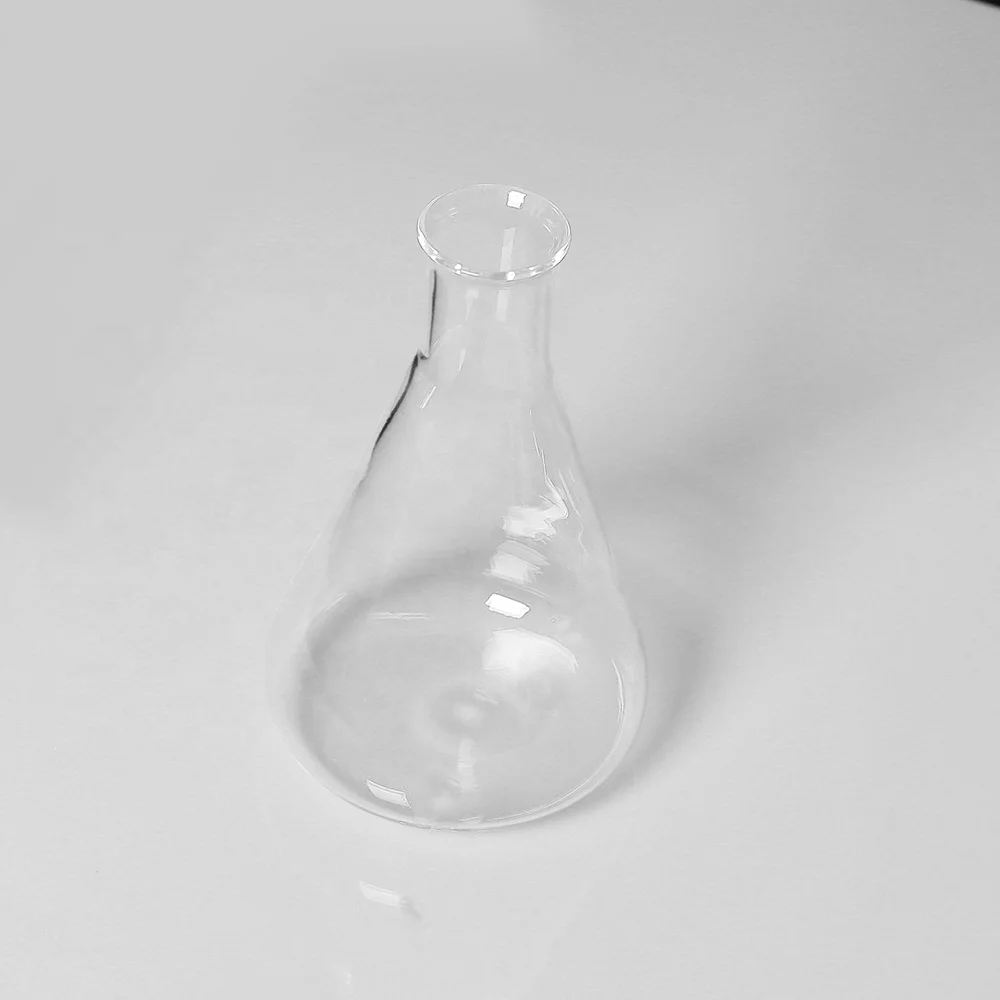 
Customized Various Sizes of Lab Glassware Quartz Glass Conical ErlenmLeyer Flask  (1600296123142)