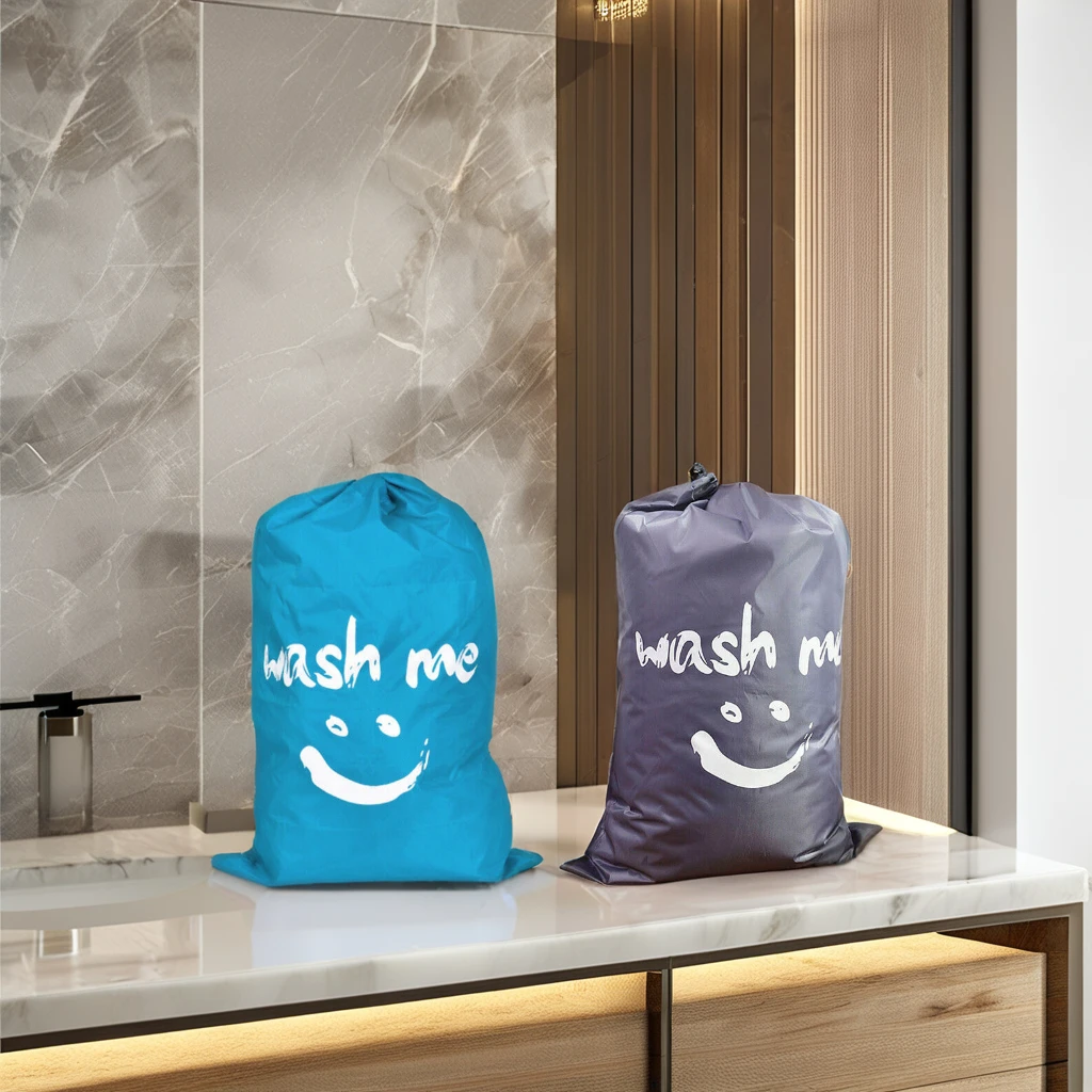 Wholesale Nylon Drawstring Hospital Laundry Bag Washable Laundry Bags & Baskets