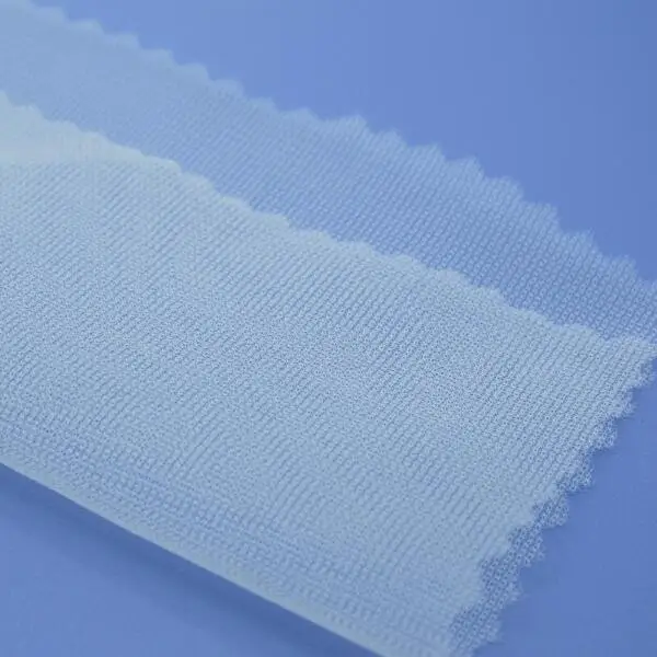 
28g polyamide multifilament mesh fabric stabilized tricot lining net fabric stabilizer nylon mesh fabric 