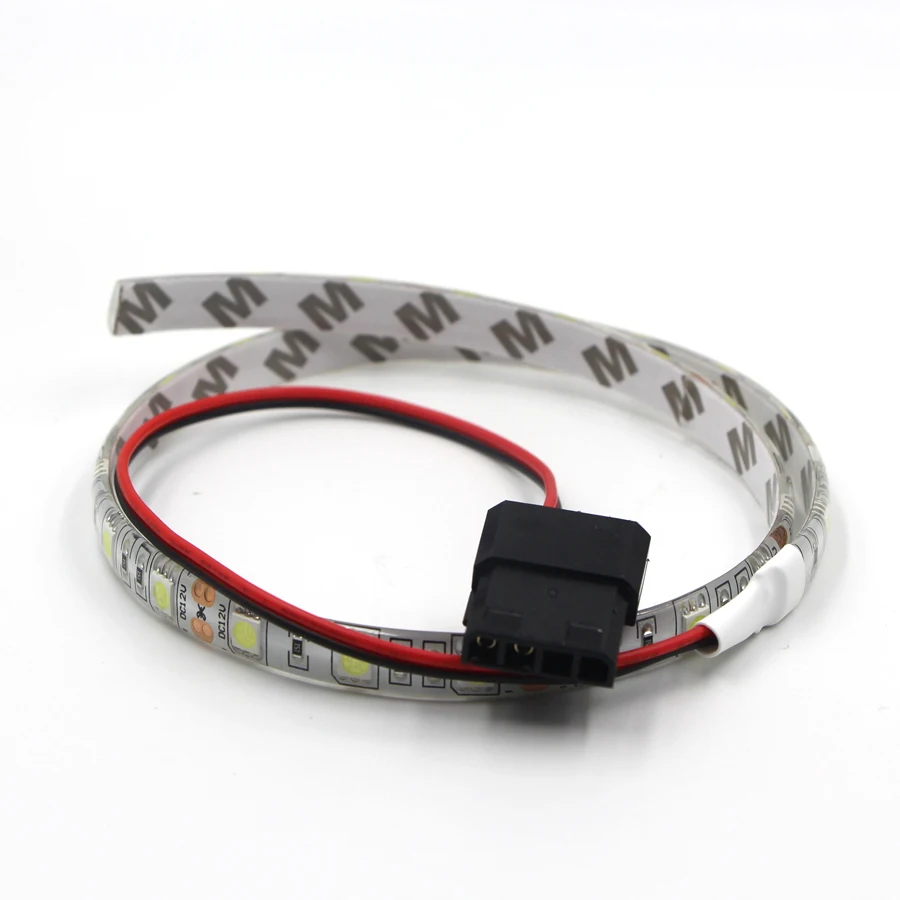 24keys remote led Strip light RGB for pc case 12V DC Background PC Computer Case Adhesive tape Light Molex Connector 4Pin 60leds