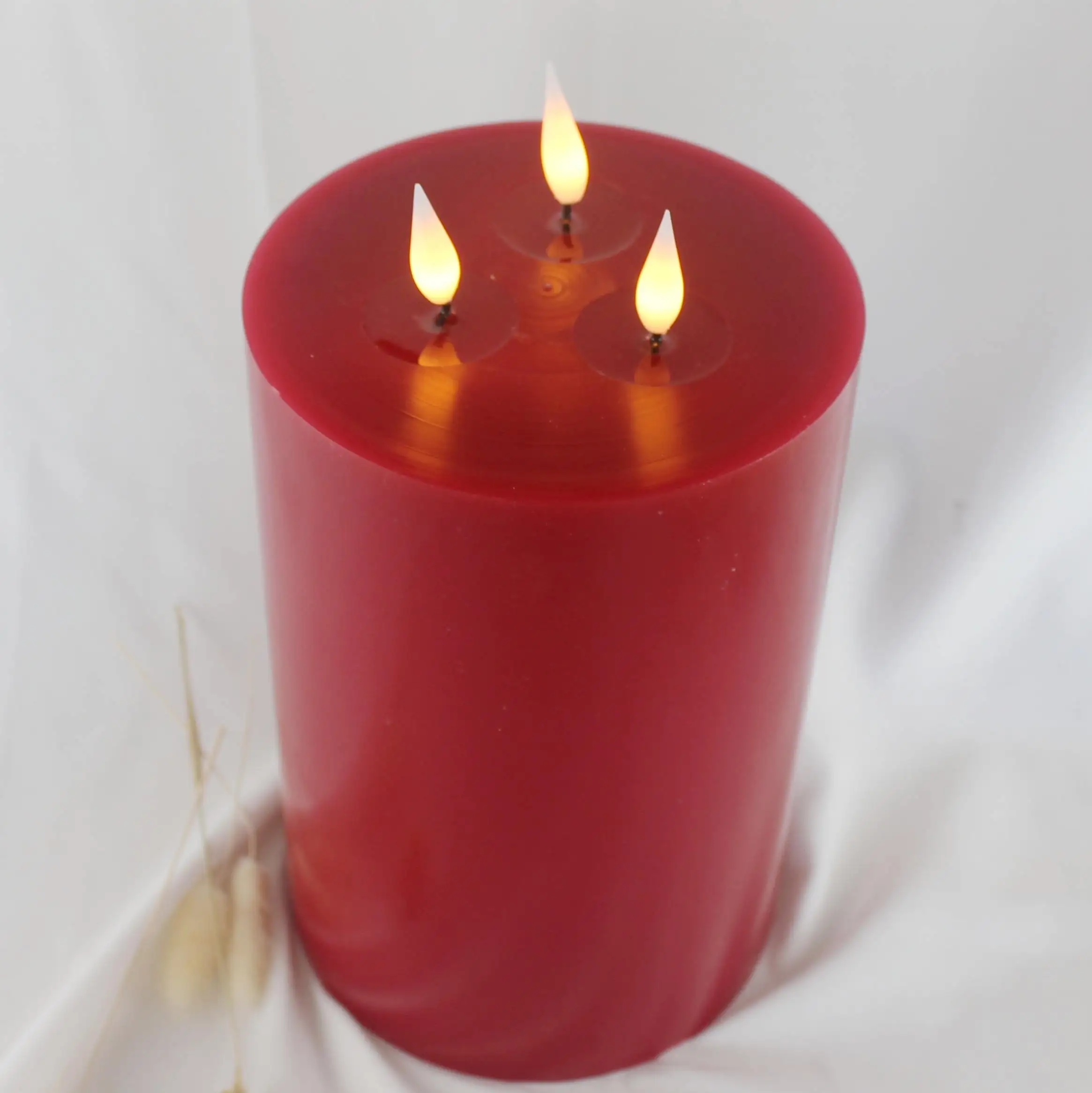 Customized home decoration dancing   3 core flameless candles