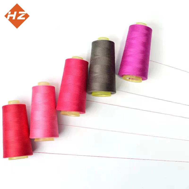 Factory Sale Dyed Spun 100% Polyester Sewing Thread  For Machine Sewing Supplies