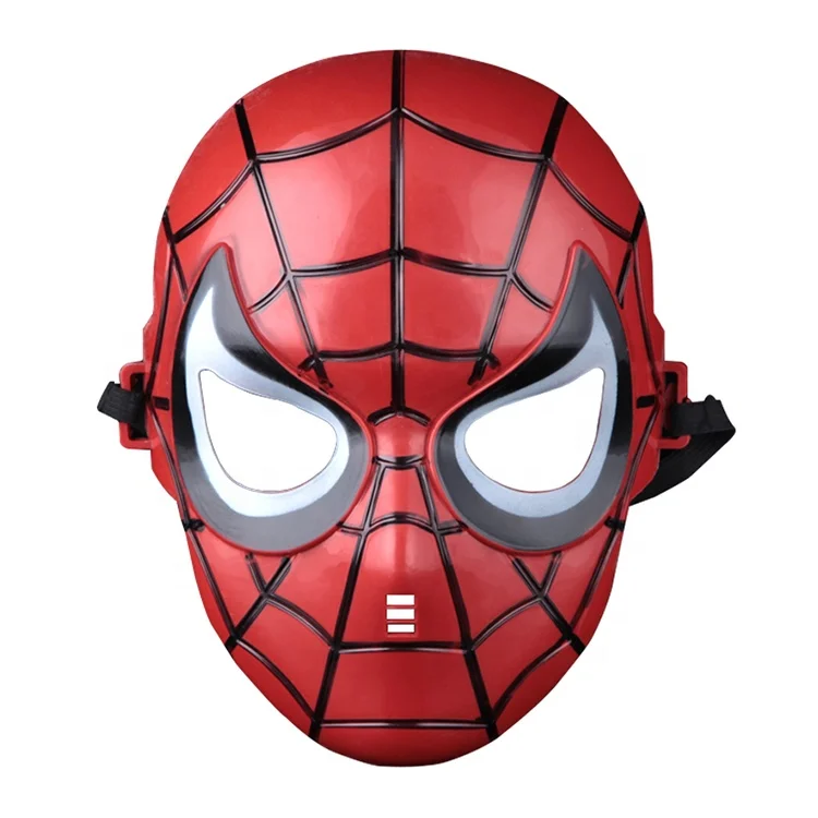 
Cheap factory direct Halloween Party Masks Plastic Cartoon Spide-rman Mask For Kids 
