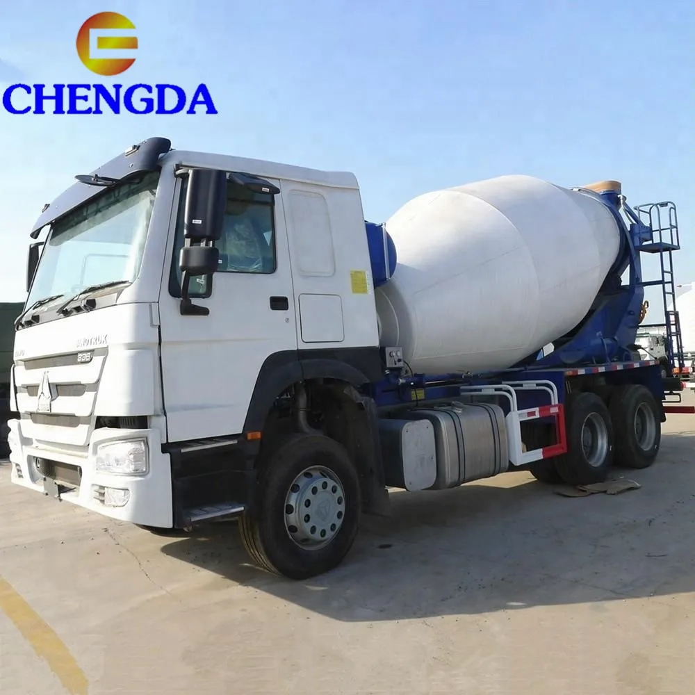 Low Price Sinotruck HOWO 12m3 Cement Mixer Machine Truck 6x4 Diesel Concrete Mixer Truck For Africa