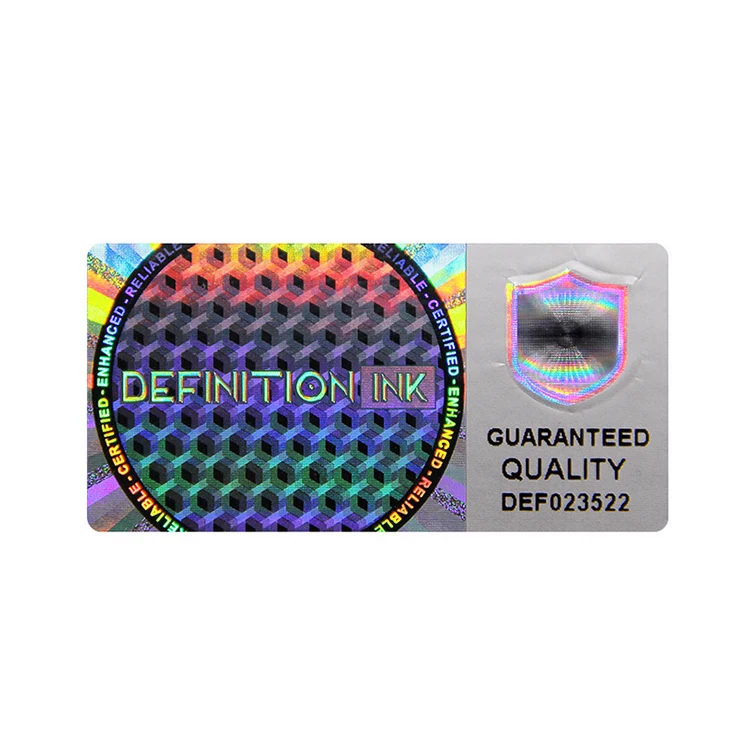make certificate custom printing 3d authenticity hologram stickers