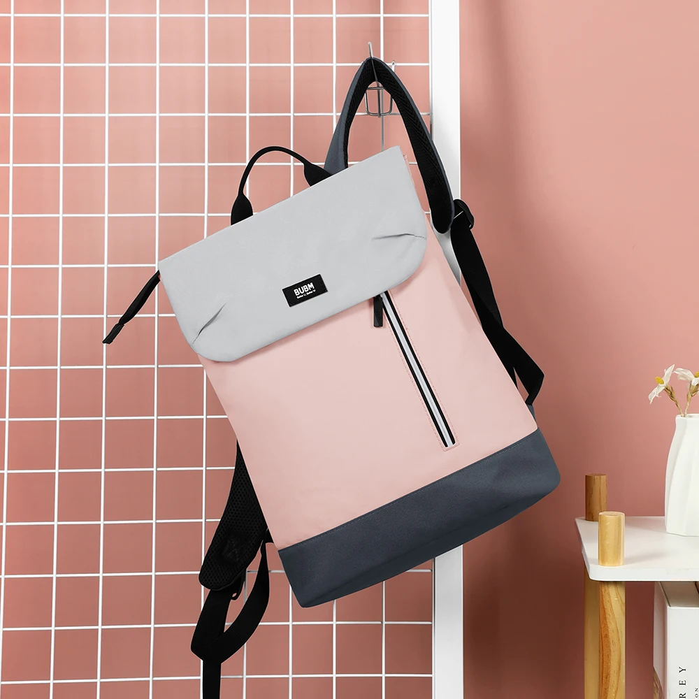 BUBM Custom Womens Laptop Backpack With Separate Laptop Compartment Water Resistant Computer Backpacks